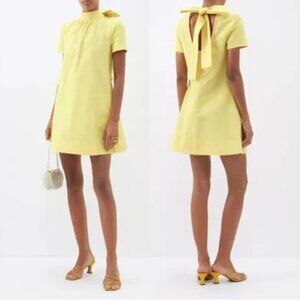 Staud Ilana Mini Dress Yellow - Size S